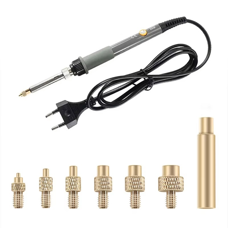 Electronics Repair Kit With Soldering Iron - Heat Insert Nut Iron Tips Head