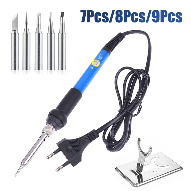 Adjustable Temp 220V 60W Elect - огляд і ціна Electronics Repair Kit With Soldering Iron