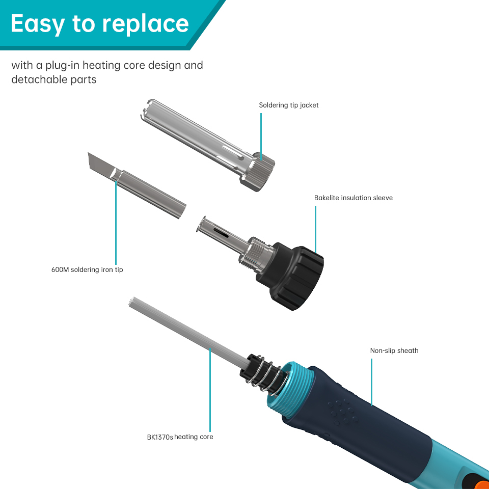 Bakon 90W Soldering Iron Kit A - огляд і ціна Electronics Repair Kit With Soldering Iron