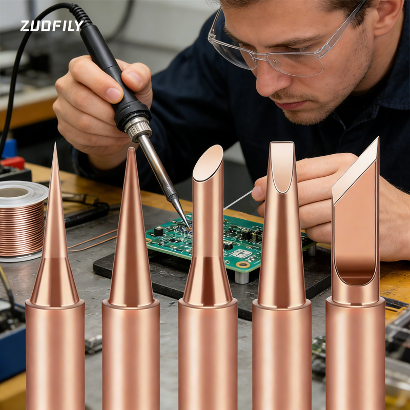 5PCS/Lot Pure Copper Soldering - огляд і ціна Electronics Repair Kit With Soldering Iron