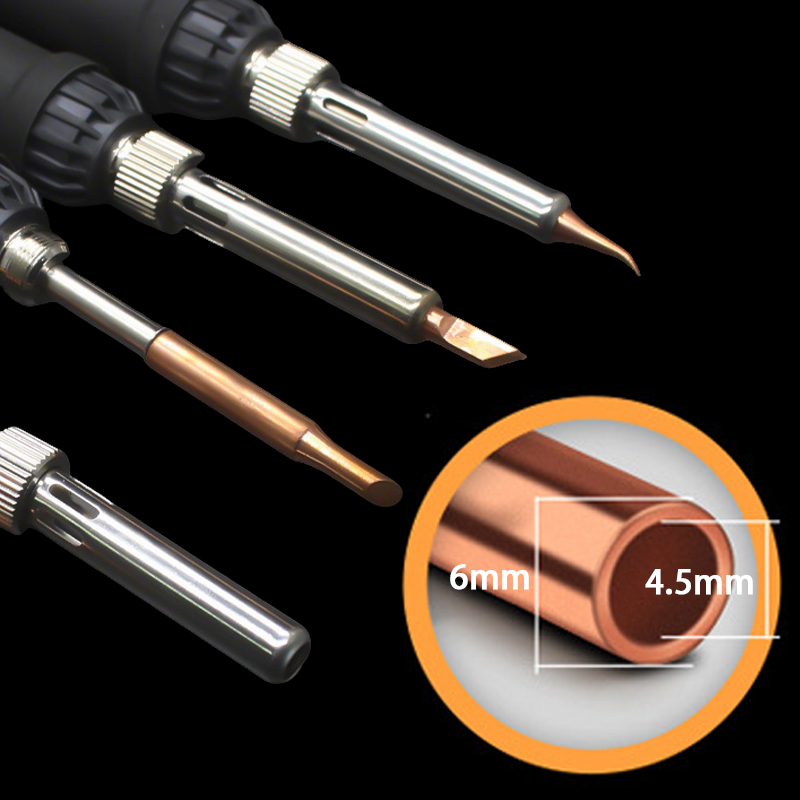 5PCS/Lot Pure Copper Soldering - огляд і ціна Electronics Repair Kit With Soldering Iron