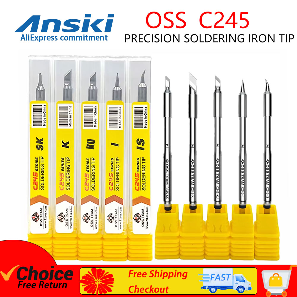 OSS C245 Soldering Iron Tip Pr - огляд і ціна Electronics Repair Kit With Soldering Iron