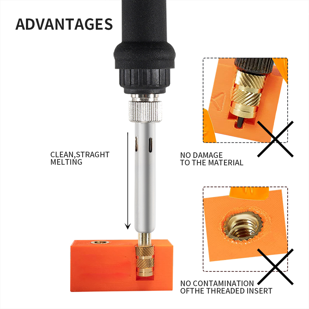 Heat Set Insert Soldering Iron - огляд і ціна Electronics Repair Kit With Soldering Iron