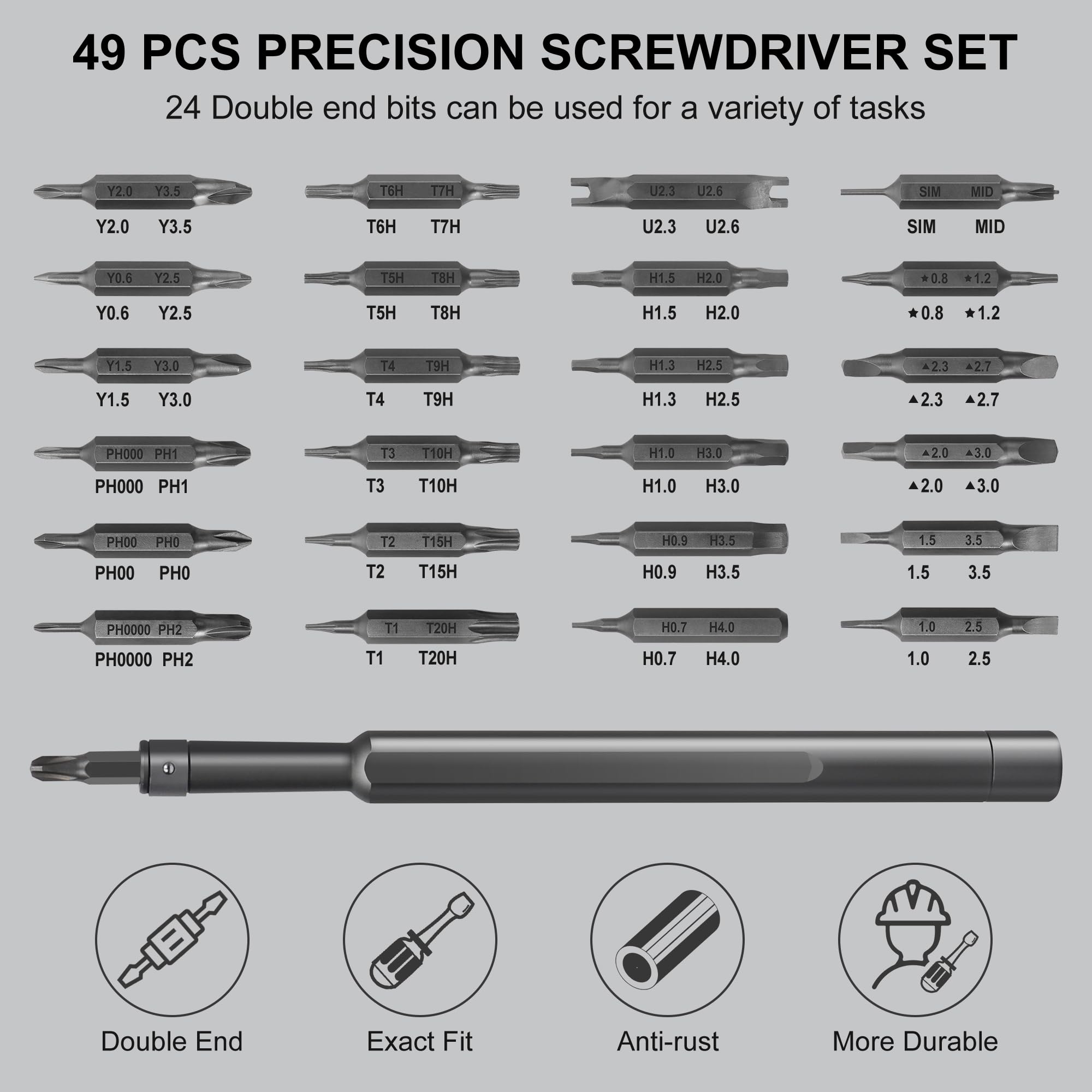49 in 1 Magnetic Screwdriver S - огляд і ціна Electronics Repair Xbox